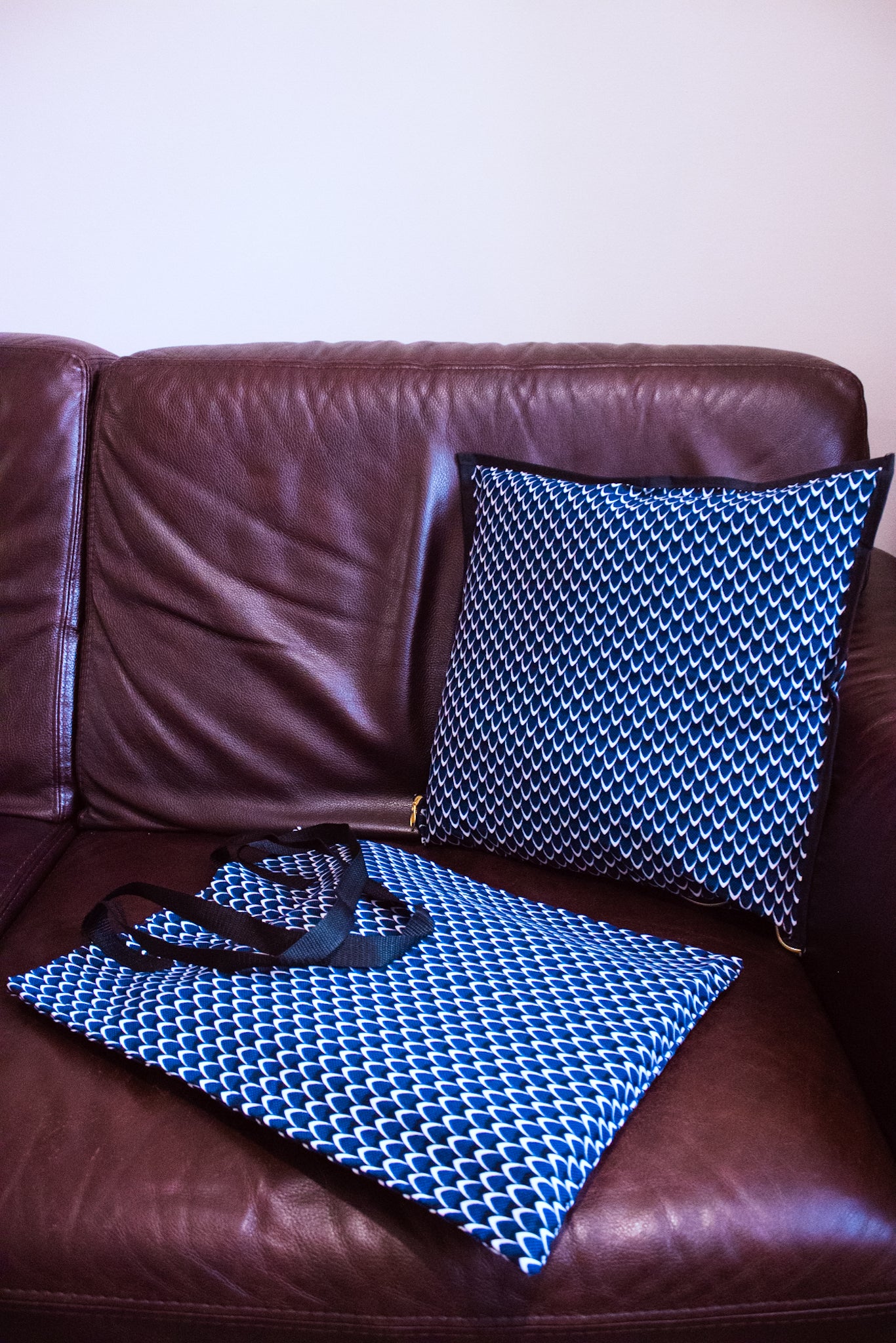 Blue Scales Cushion