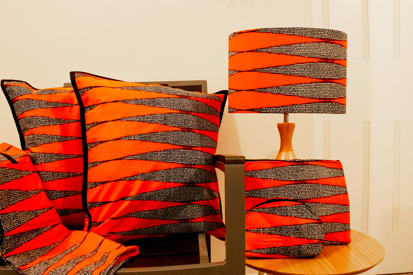 Orange Nkrumah Cushion Cover